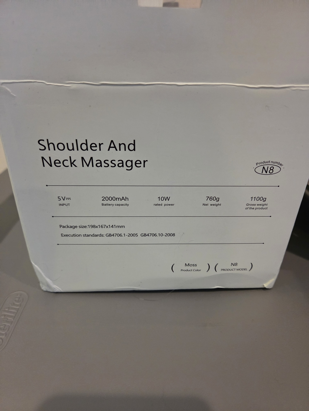 Portable Green Neck and Shoulder Massager - Handheld Relief - Picture 5 of 6